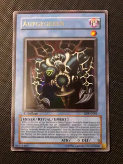 Yu-Gi-Oh! Aufgegben, SDP-G001, Ultra Rare, 1. Auflage, Deutsch, NM-M - Image 1