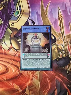 Miracle Raven OP29-EN007 Super Rare Unlimited NM Yugioh - Image 1