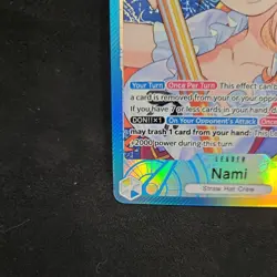 Nami OP11-041 (Alternate Art Leader) One Piece TCG - A Fist of Divine Speed EN - Image 4