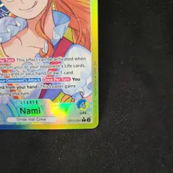 Nami OP11-041 (Alternate Art Leader) One Piece TCG - A Fist of Divine Speed EN - Image 5