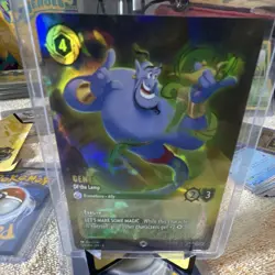 Disney Lorcana Genie-Of the Lamp Foil Dreamborn Ally 229/204 English Card - Image 1