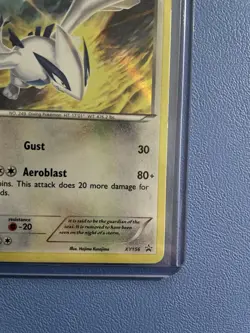 Lugia XY156 Holo Black Star Promo Pokemon Card - Moderately Played - Image 5