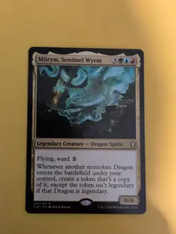 Miirym, Sentinel Wyrm. Dragon Spirit. CLB Magic the Gathering Card. - Image 1