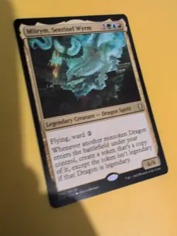 Miirym, Sentinel Wyrm. Dragon Spirit. CLB Magic the Gathering Card. - Image 3