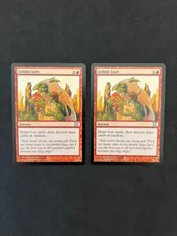 x2 Goblin Lore x2 [10th Edition] Magic MTG Cards Near Mint - Image 1
