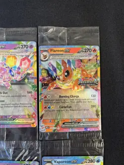 Prismatic Evolutions Surprise Box Sealed Stamped EX Promo Cards Complete Set 9/9 - Image 4