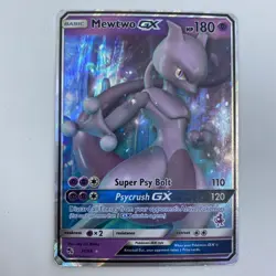 Mewtwo GX 31/68 Hidden Fates Ultra Rare Holo Pokemon TCG Card HP - Image 1