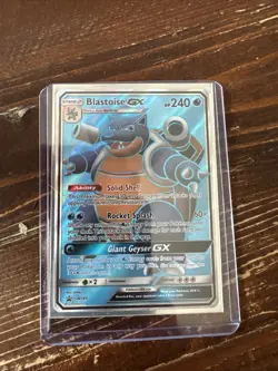 Pokemon TCG Blastoise GX SM189 Promo Holo Card Unbroken Bonds - Image 1