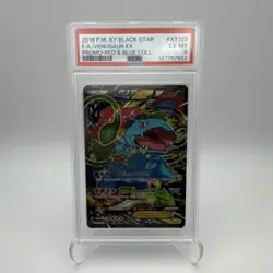 Pokemon Venusaur EX XY Black Star Promo Holo Full Art Card XY123 PSA 6 - Image 1