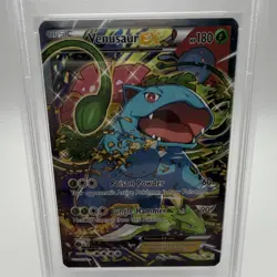 Pokemon Venusaur EX XY Black Star Promo Holo Full Art Card XY123 PSA 6 - Image 4