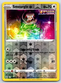 Smeargle - Reverse Holo - Fusion Strike 209/264 Pokemon Card NM - Image 1