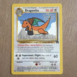 Pokemon TCG Dragonite Black Star Promo Card #5 Vintage 1999 - Image 1