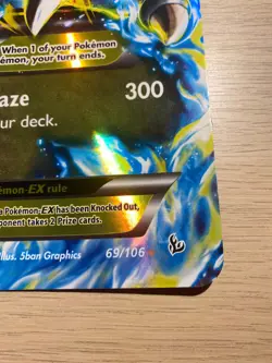 Pokemon Mega-Charizard-EX TCG Flashfire Holo Card 69/106 Jumbo Card - NM - Image 4