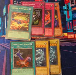 Vintage Yu-Gi-Oh! 1st Edition Card Lot – LOB/PSV Era – Rare & Ultra Rare – - Image 1