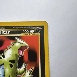 Pokemon Card Tyranitar 31/75 Regular Neo Discovery MP - Image 4