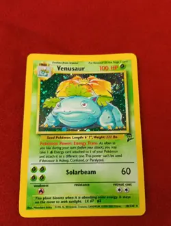 Pokemon TCG Venusaur Holo Rare Card 18/130 2000 Base Set 2 Excellent Condition - Image 1