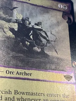 MTG: Orcish Bowmasters (Showcase Scroll) Lord Of The Rings FOIL #554 Magic - Image 4