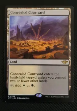 Concealed Courtyard [Outlaws of Thunder Junction] LP MTG - Image 1