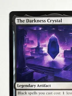 The Darkness Crystal 96 – MTG Final Fantasy Rare Legendary Artifact Black - Image 2