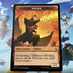 MTG Avatar TOKEN Copy (#0002)Soldier #0011 PLAYSET X1 1X Regular NP - Image 2