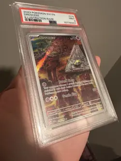 Pokemon TCG Drowzee Scarlet & Violet Base Set 210/198 Illustration Rare PSA 9 - Image 3