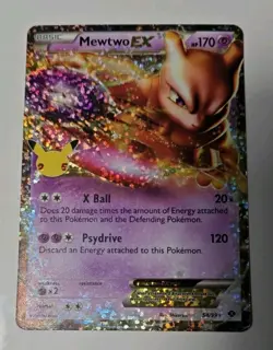 Pokemon Celebrations Mewtwo Ex 54/99 Classic Collection Holo Rare - Image 1
