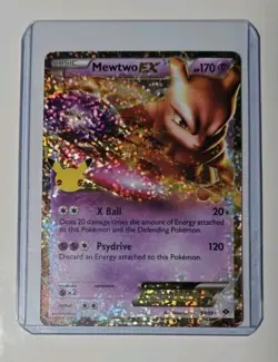 Pokemon Celebrations Mewtwo Ex 54/99 Classic Collection Holo Rare - Image 3