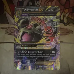 Pokemon M Tyranitar EX XY Ancient Origins 43/98 - Image 1