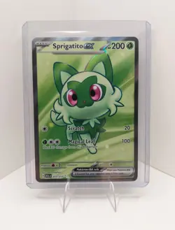 Pokemon Sprigatito EX Holo Rare SV1 Grass 251/217 200 HP Basic - Image 1