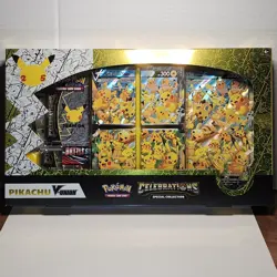 Pokemon TCG: Celebrations Special Collection Box Pikachu V-union Sealed - Image 1