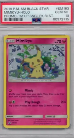 Pokemon Mimikyu SM163 Promo PSA 10 - Image 1