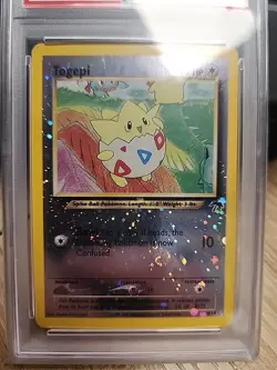 2001 POKEMON SOUTHERN ISLANDS PROMO #4 TOGEPI-HOLO PSA 8 - Image 3
