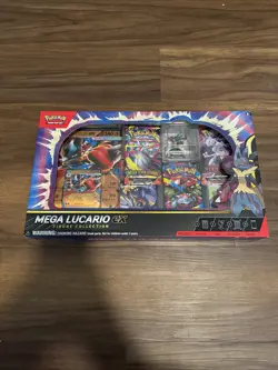 Pokemon Mega Lucario ex Figure Collection Box BNIB - Image 2