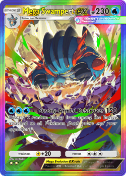 Mega Swampert ex Fantastical Parade Pokemon TCG Pocket 2 Star ⭐⭐ (ENG/JPN) - Image 1