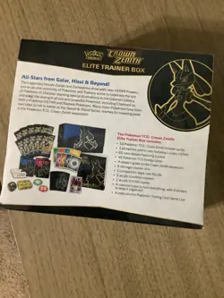 Pokemon Crown Zenith Elite Trainer Box Sword Shield - Factory Sealed - Image 3