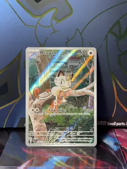 Meowth Illustration Rare Pokemon TCG Phantasmal Flames 106/094 - Image 1