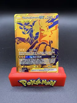 Pokemon TCG SM Promos #SM248 Pikachu & Zekrom GX NM - Image 1