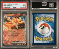 2023 POKEMON MEW EN-151 #006 CHARIZARD EX PSA 9 - Image 3