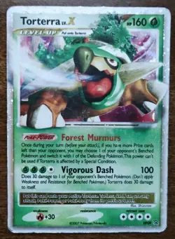 Torterra LV.X DP09 - Diamond & Pearl Black Star Promo - Holo Rare Pokemon - LP - Image 3