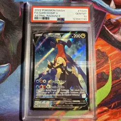 Garchomp V PSA 10 Astral Radiance TG23/TG30 Pokemon Card 2022 Trainer Gallery FA - Image 1