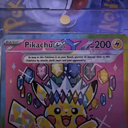 Pokemon Pikachu EX SIR 277/217 Ascended Heroes English - Pack Fresh - NM - Image 3