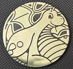 Pokemon TCG Dragonite Gold Holo Coin - Image 1