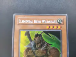 Yugioh - Elemental Hero Wildheart EHC2-EN003 Secret Rare Limited Edition - Image 2