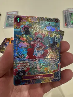 One Piece Sugar - OP10-065 (SP) The Azure Sea's Seven Foil Custom Card - Image 2