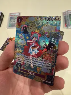 One Piece Sugar - OP10-065 (SP) The Azure Sea's Seven Foil Custom Card - Image 4
