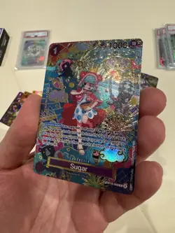 One Piece Sugar - OP10-065 (SP) The Azure Sea's Seven Foil Custom Card - Image 5