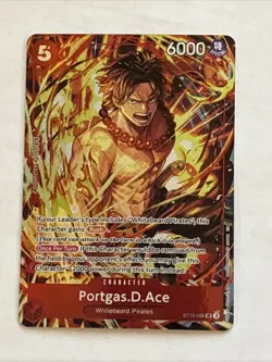 Portgas.D.Ace (Illustration Box Vol.5) ST15-005 One Piece Promotion Cards Foil - Image 1