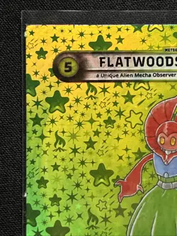 TEST CARD 2025 Cryptid Camp TCG Kickstarter Flatwoods Monster Borderless Holo - Image 5