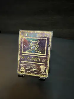 Ancient Mew Promo 2000 with Double Swirl Pokemon Card double swirls! - Image 1