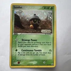 2006 Pokemon TCG Seedot From EX Legend Maker 61/92 Near Mint Card - Image 1